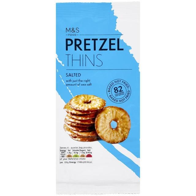 M&S Salted Pretzel Thins   80g