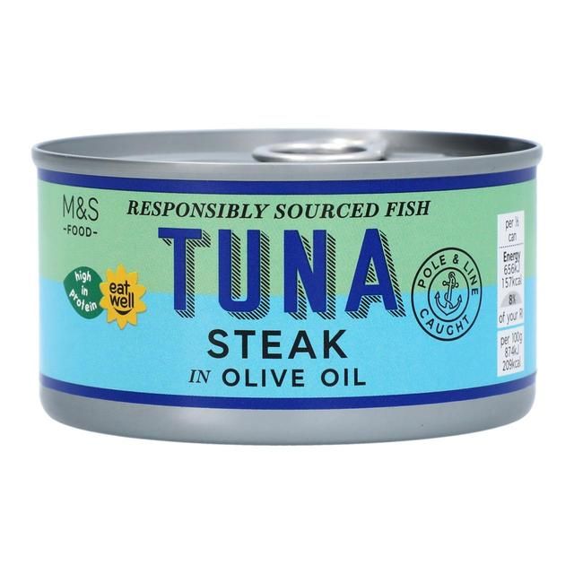 M&S Tuna Steak in Olive Oil   200g GOODS M&S   