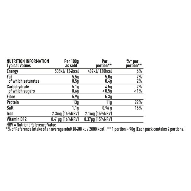 The Vegetarian Butcher Unbelievaballs Vegan Meatballs   170g GOODS M&S   