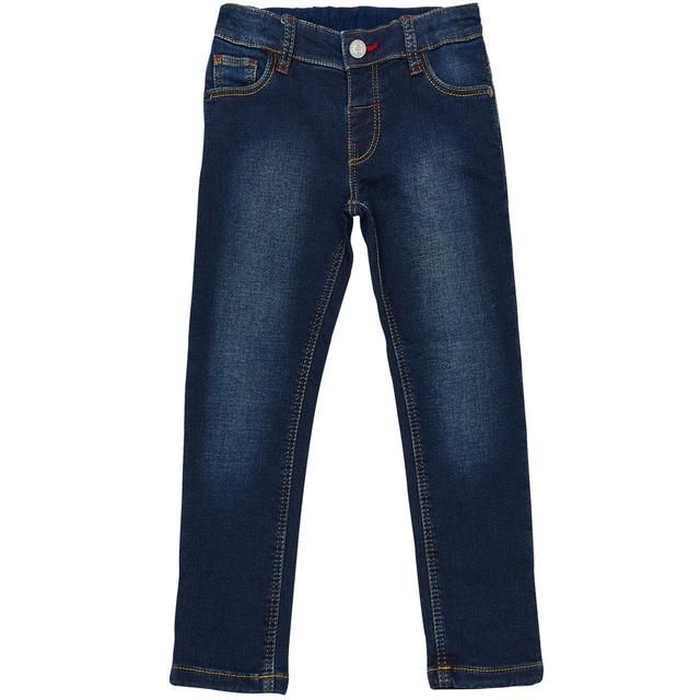 M&S Boys Regular Fit Denim Jeans Size 3-4 Years Dark Denim