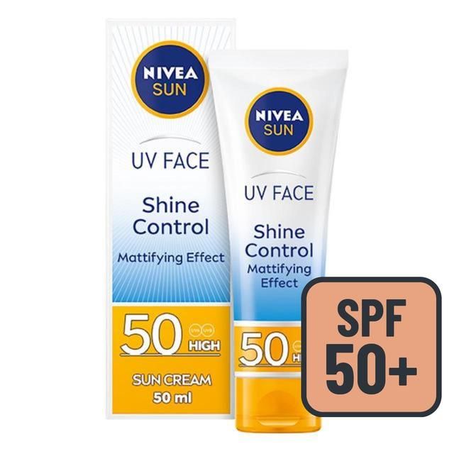 NIVEA SUN UV Face SPF 50 Sun Cream Shine Control   50ml