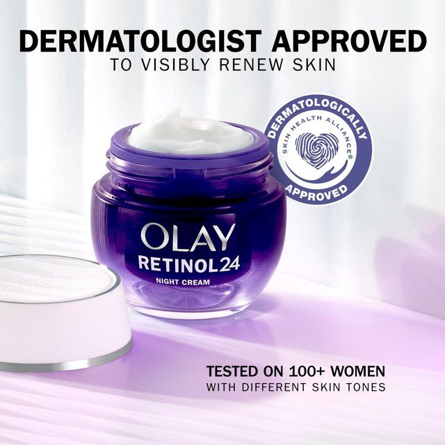 Olay Regenerist Retinol 24 Night Moisturiser with Retinol   50ml GOODS M&S   