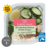 M&S Hot Smoked Salmon & New Potato Salad   340g GOODS M&S   