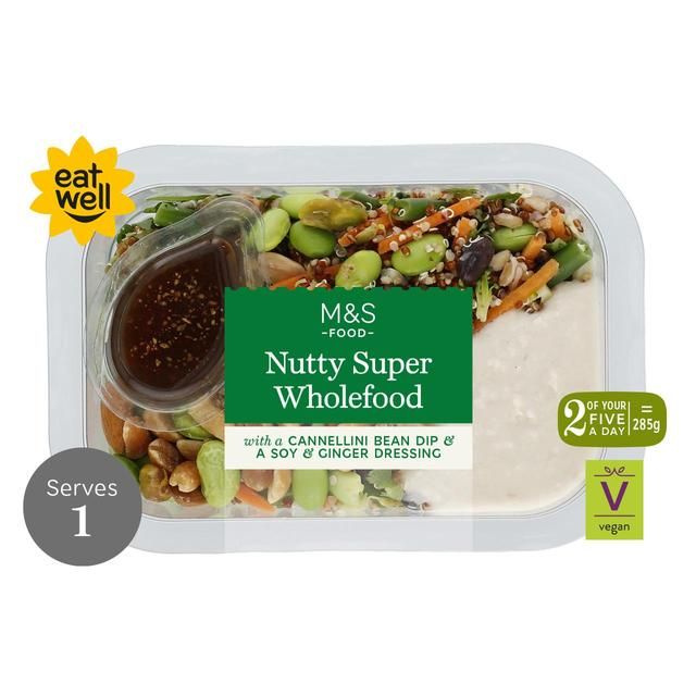 M&S Plant Kitchen Nutty Super Wholefood Salad   285g