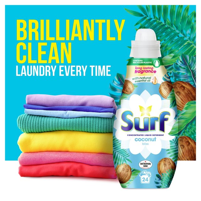 Surf Coconut Bliss Concentrated Liquid Laundry Detergent 24 Washes   648ml GOODS M&S   