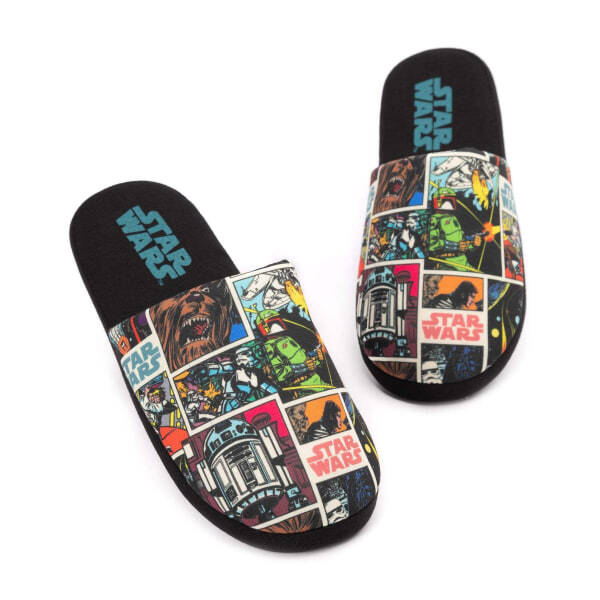 Star Wars Mens Comic Slippers (9-10) GOODS Superdrug   