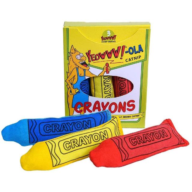 Yeowww Catnip Crayons Cat Toy GOODS M&S   