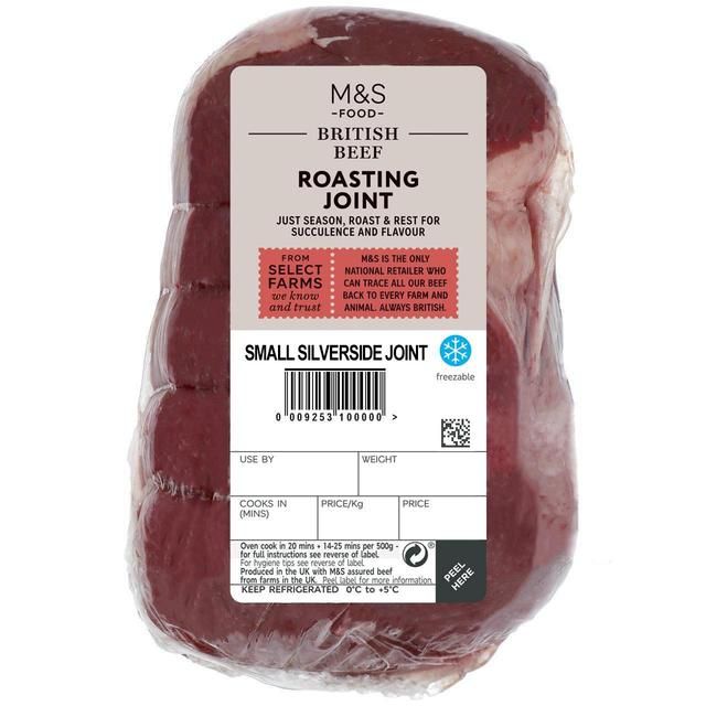 M&S Select Farms British Beef Roasting Joint   Typically: 1.07kg GOODS M&S   