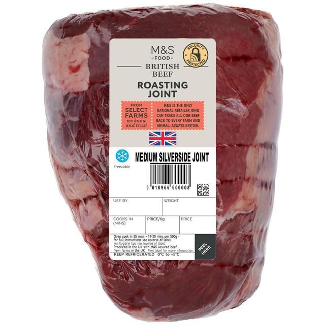 M&S Select Farms Beef Roasting Joint   Typically: 1.45kg GOODS M&S   