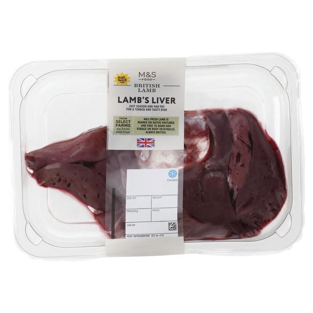 M&S Select Farms British Lamb's Liver   Typically: 250g