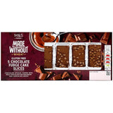 M&S Made Without 5 Chocolate Fudge Cake Slices   127g GOODS M&S   