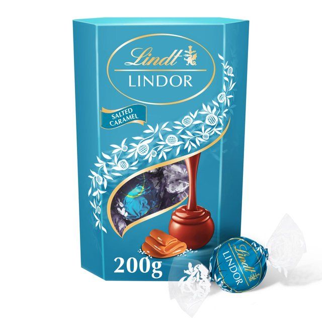 Lindt Lindor Milk Salted Caramel Chocolate Truffles   200g GOODS M&S   