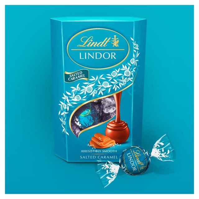 Lindt Lindor Milk Salted Caramel Chocolate Truffles   200g GOODS M&S   