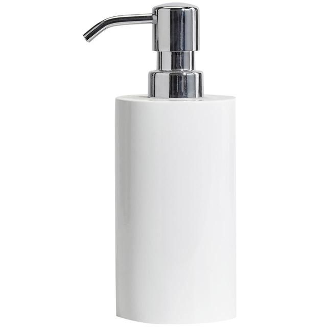 M&S Resin Soap Dispenser White