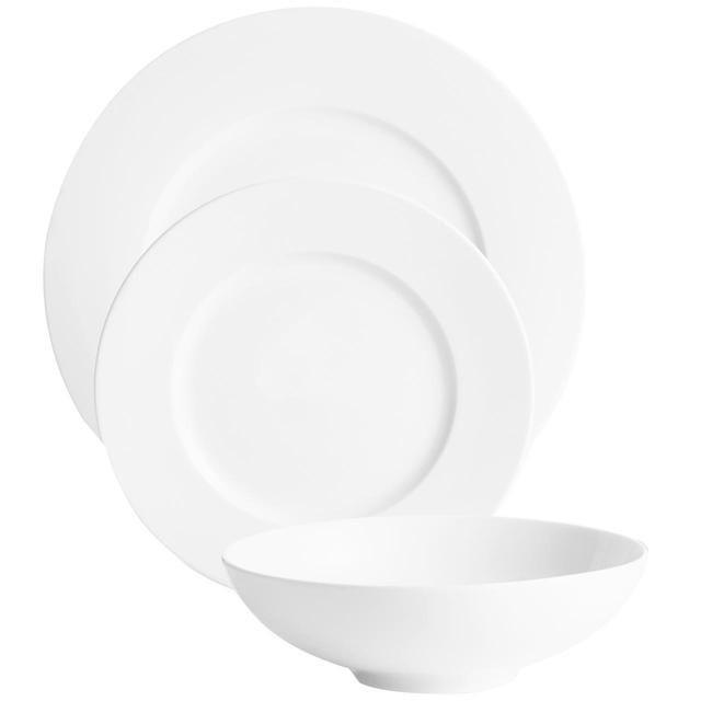 M&S Maxim White Porcelain Dinner Set   12 per pack GOODS M&S   