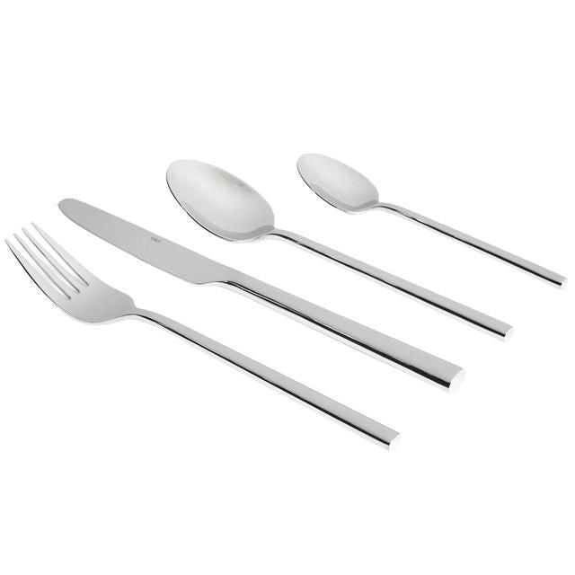 M&S Manhattan Stainless Steel Cutlery Set   16 per pack