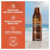 Piz Buin Tan & Protect SPF 15 Sunscreen Spray Tan Intensifying   150ml GOODS M&S   