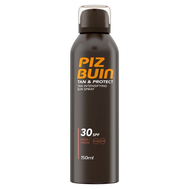 Piz Buin Tan & Protect SPF 30 Sunscreen Spray Tan Intensifying   150ml GOODS M&S   