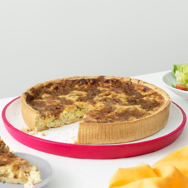 M&S Quiche with Caramelised Onion Cheddar & Emmental Cheese   1.5kg GOODS M&S   