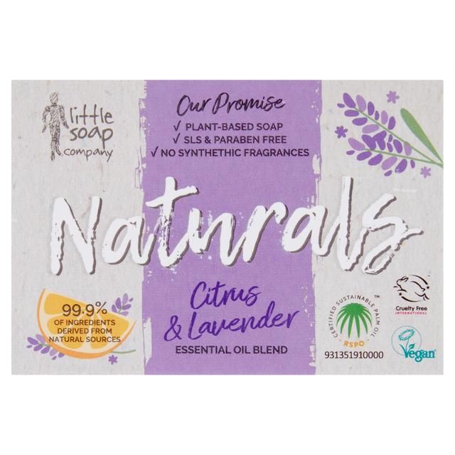 Little Soap Company Naturals Bar Soap Citrus & Lavender    100g