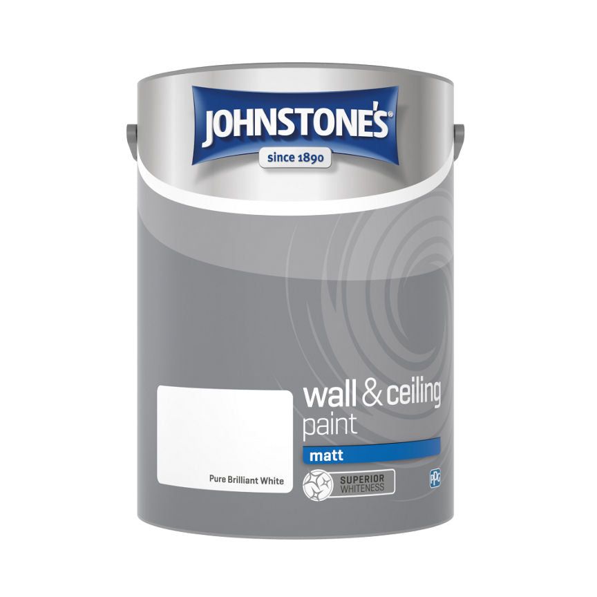 Johnstone's Brilliant White Matt Emulsion Paint