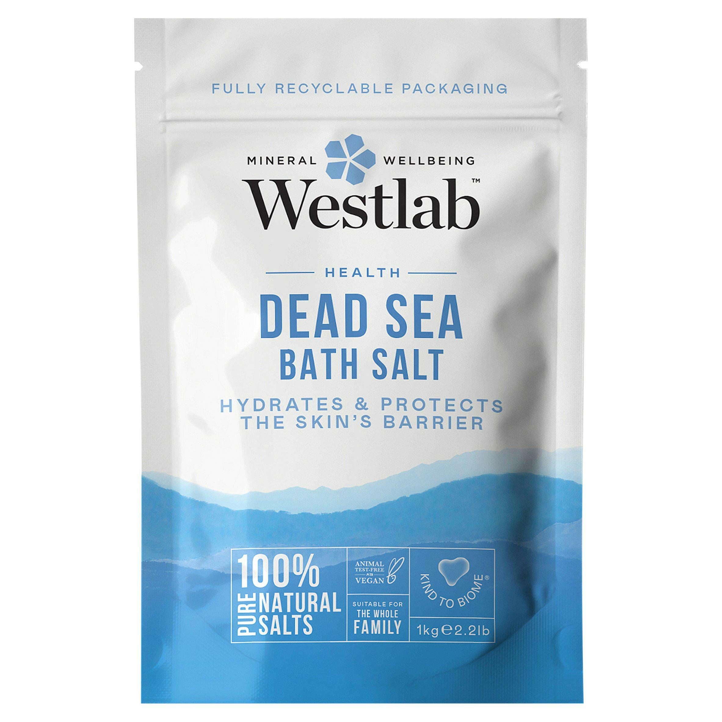 Westlab Pure Mineral Dead Sea Bath Salt 1kg Beauty at home Sainsburys   