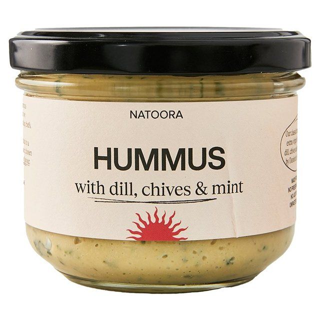 Natoora Herb Hummus with Dill Chives & Mint   185g