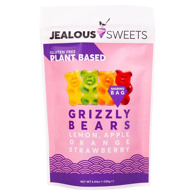 Jealous Sweets Grizzly Bears Plant-based Gummy Sweets   125g