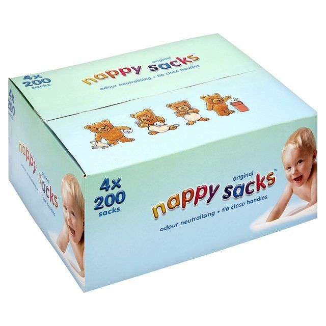 Polylina Nappy Sacks   4 x 200 per pack GOODS M&S   