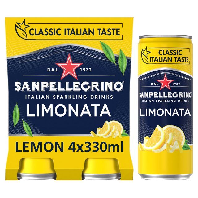 San Pellegrino Classic Taste Lemon   4 x 330ml