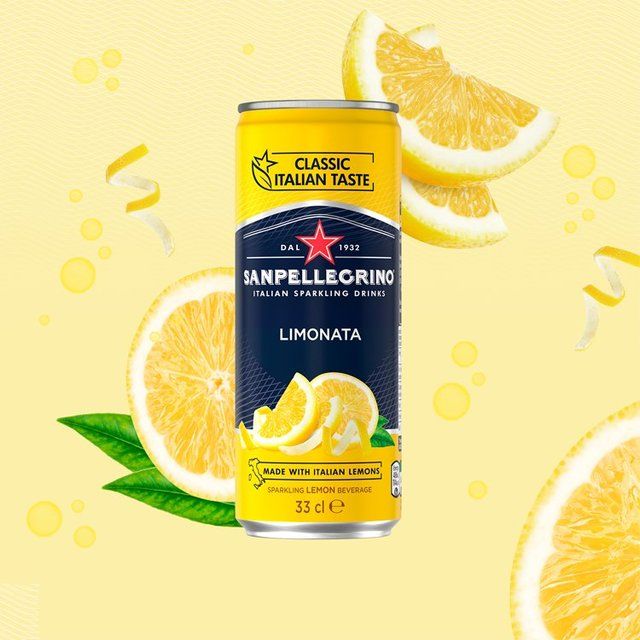 San Pellegrino Classic Taste Lemon   4 x 330ml GOODS M&S   