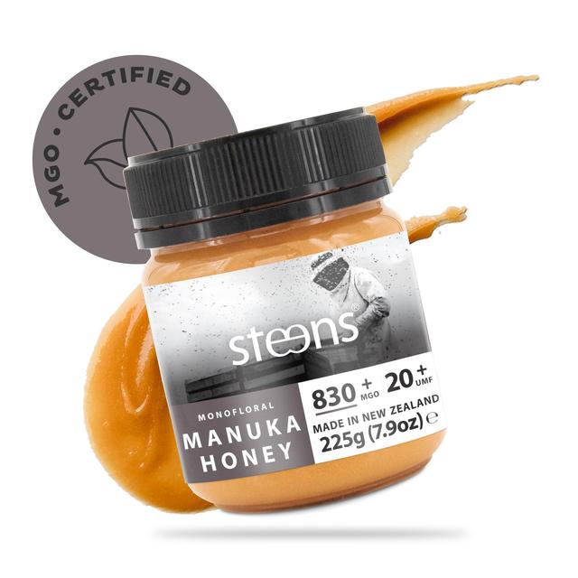 Steens MGO 830 UMF20 Manuka Honey   225g GOODS M&S   