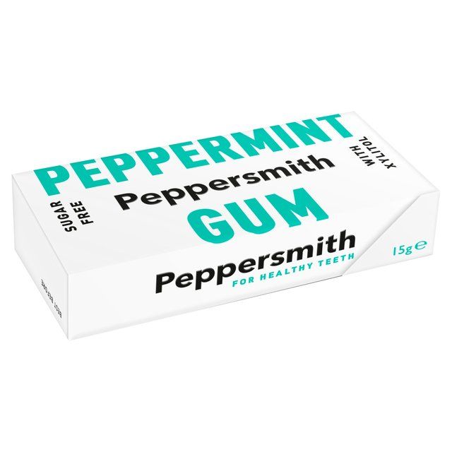 Peppersmith 100% Xylitol Peppermint Gum   15g