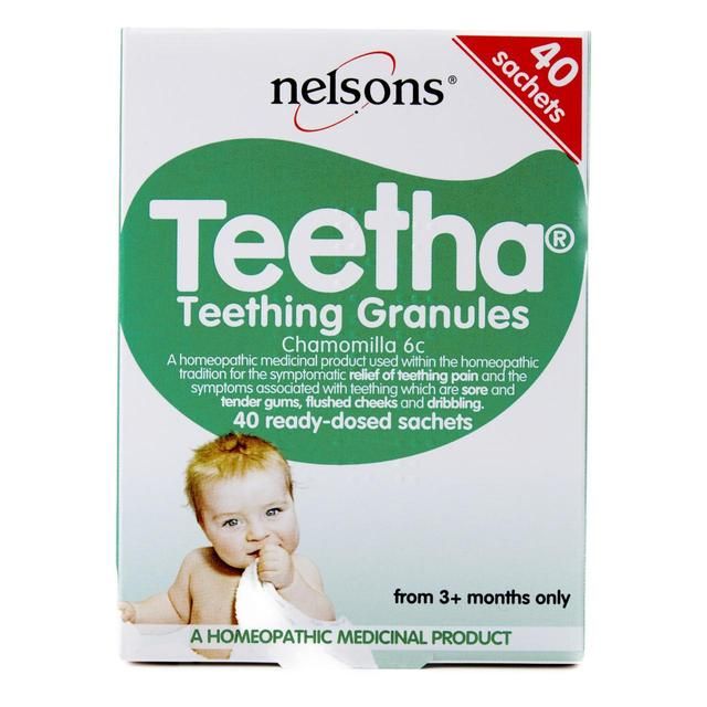 Nelsons Teetha Teething Granules   40 per pack GOODS M&S   