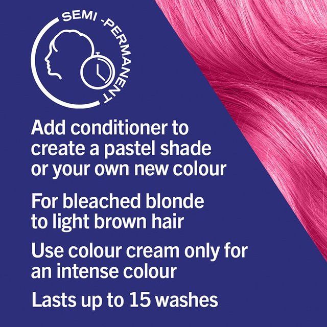 Schwarzkopf LIVE Men 093 Neon Pink Semi-Permanent Hair Dye GOODS M&S   