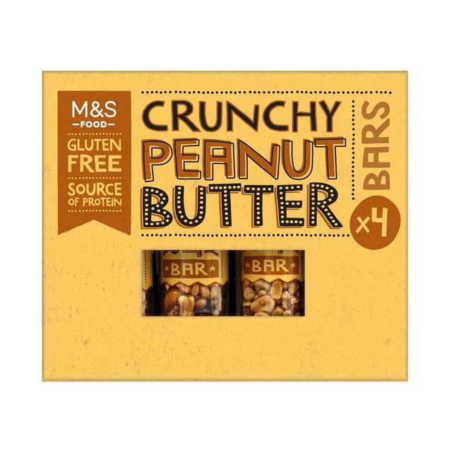 M&S Crunchy Peanut Butter Bars   4 x 40g