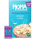 MOMA Coconut & Chia Jumbo Oat Porridge Sachets Gluten Free   6 per pack GOODS M&S   