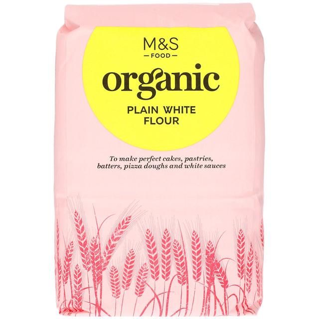 M&S Organic Plain White Flour   1.5kg