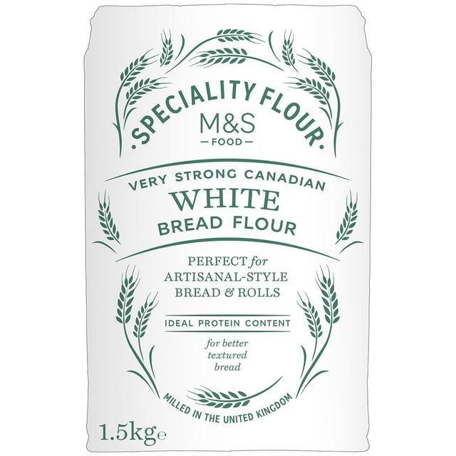 M&S Canadian Very Strong White Bread Flour   1.5kg