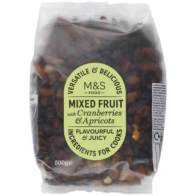 M&S Mixed Fruit with Cranberry & Apricot   500g