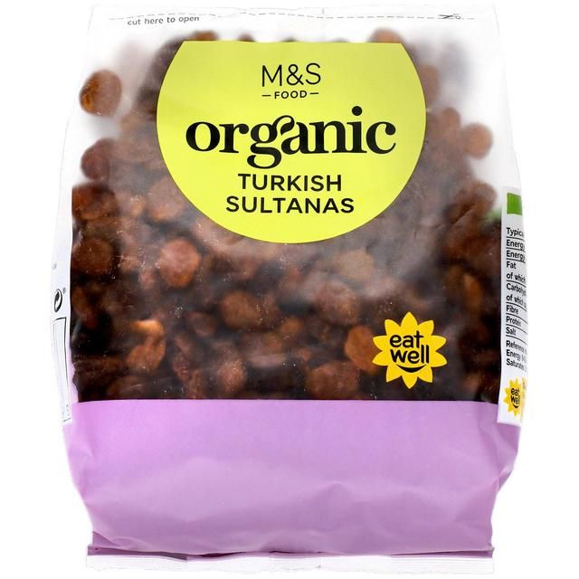 M&S Organic Sultanas   375g