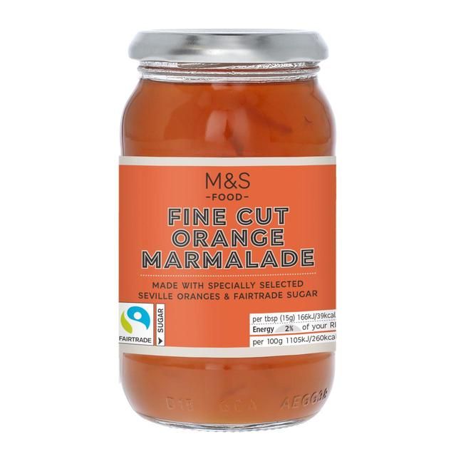 M&S Fairtrade Fine Cut Orange Marmalade   454g