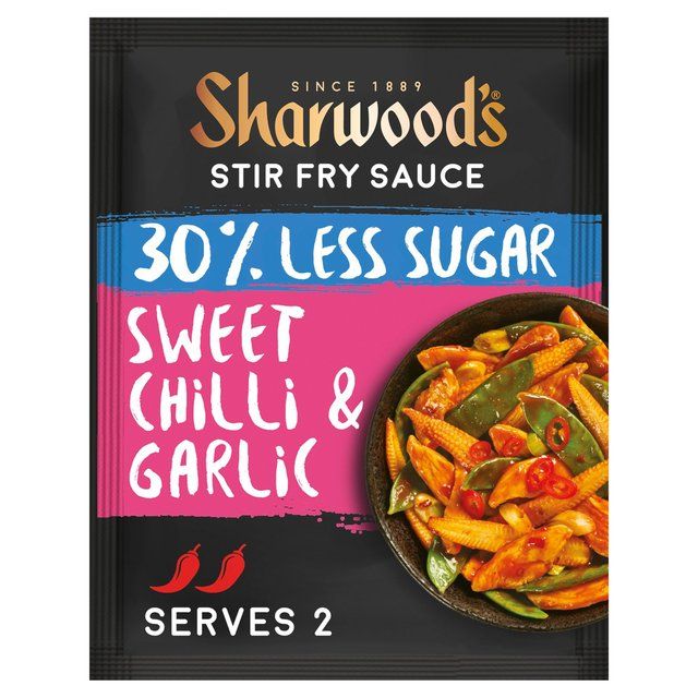 Sharwood's Sweet Chilli 30% Less Sugar Stir Fry Sachet   120g