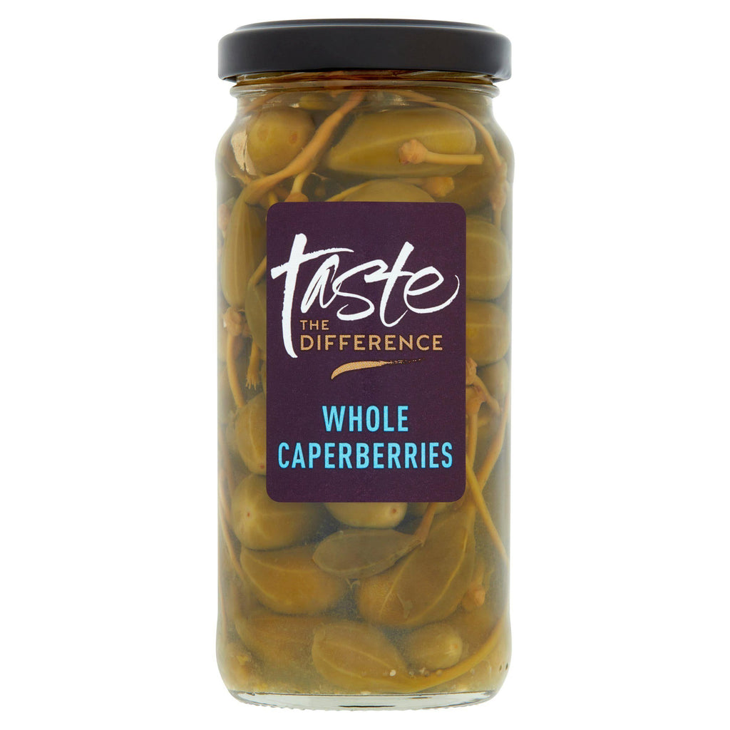 Sainsbury's Whole Caperberries, Taste the Difference 230g (120g*)