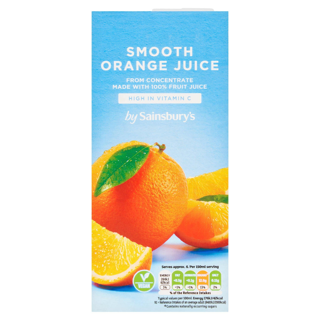 Sainsbury's Pure Orange Juice 1L