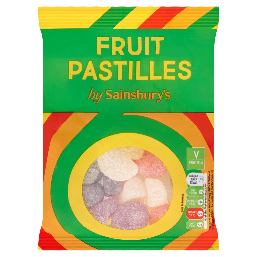 Sainsbury's Fruit Pastilles Sweets 225g