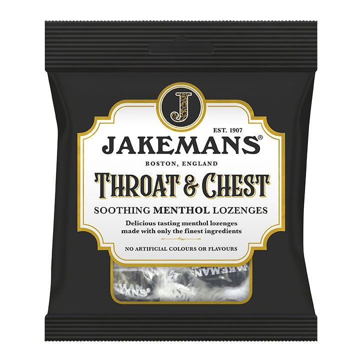 Jakemans Honey & Lemon Soothing Menthol Sweets 73g Bag