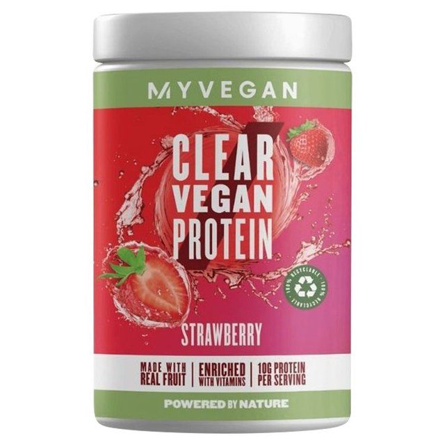 MyVegan Strawberry Clear Vegan Protein Powder    320g GOODS M&S   