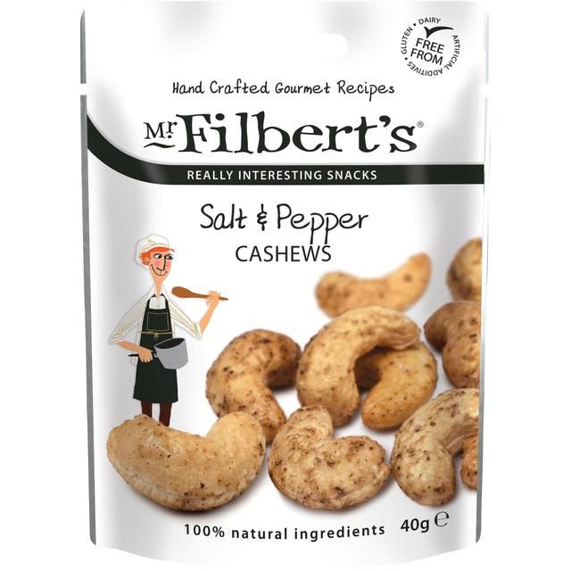 Mr Filbert's Salt & Pepper Cashews   40g GOODS M&S   