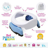 Potette Plus 2in1 Folding Portable Potty White GOODS M&S   